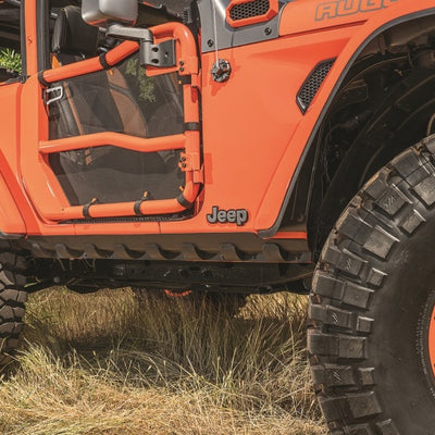 Rugged Ridge Rocker Guard Body Armor 18-20 Jeep Wrangler JL 2-Door