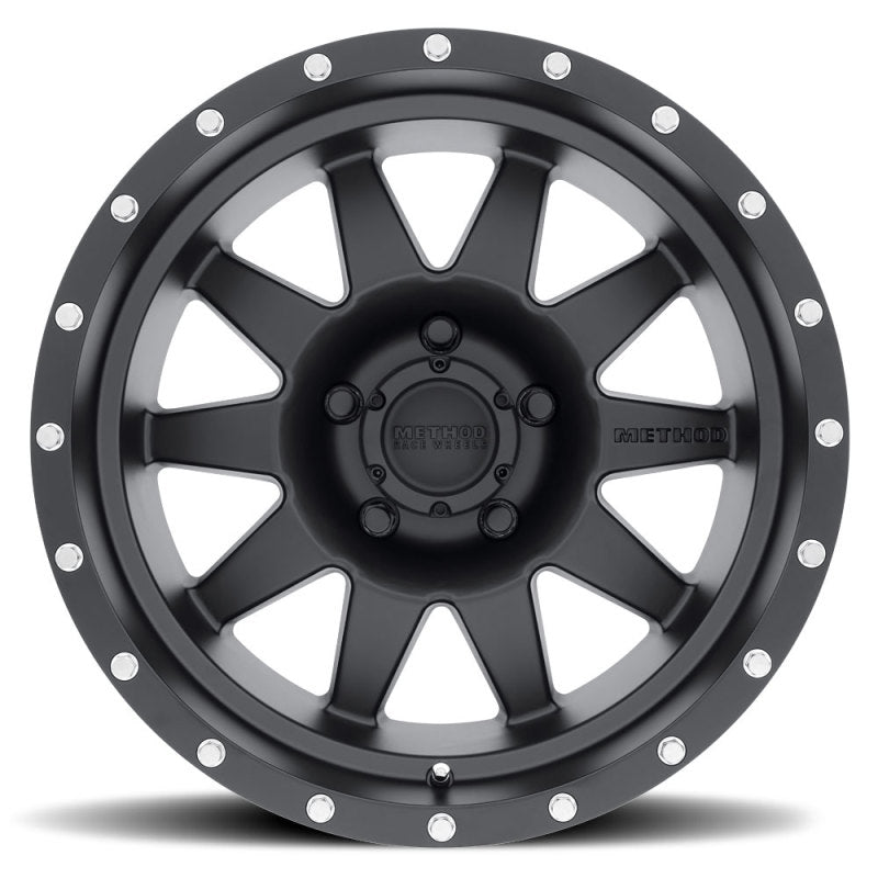 Method MR301 The Standard 17x8.5 0mm Offset 8x6.5 130.81mm CB Matte Black Wheel Method MR301 The Standard 17x8.5 0mm Offset 8x6.5 130.81mm CB Matte Black Wheel