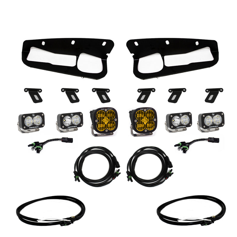 Baja Designs 2021+ Ford Bronco Amber SAE Fog Pocket Kit w/Upfitter Baja Designs 2021+ Ford Bronco Amber SAE Fog Pocket Kit w/Upfitter
