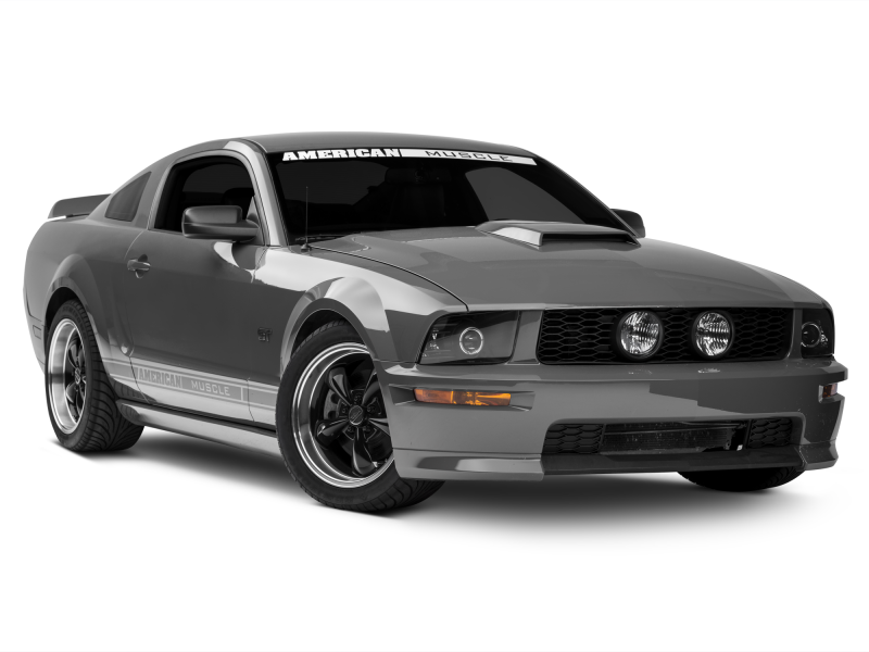 Raxiom 05-09 Ford Mustang Halogen 2010 Style LED Halo Headlights-Blk Hsng(Clear Lens/Excludes GT500) Raxiom 05-09 Ford Mustang Halogen 2010 Style LED Halo Headlights-Blk Hsng(Clear Lens/Excludes GT500)