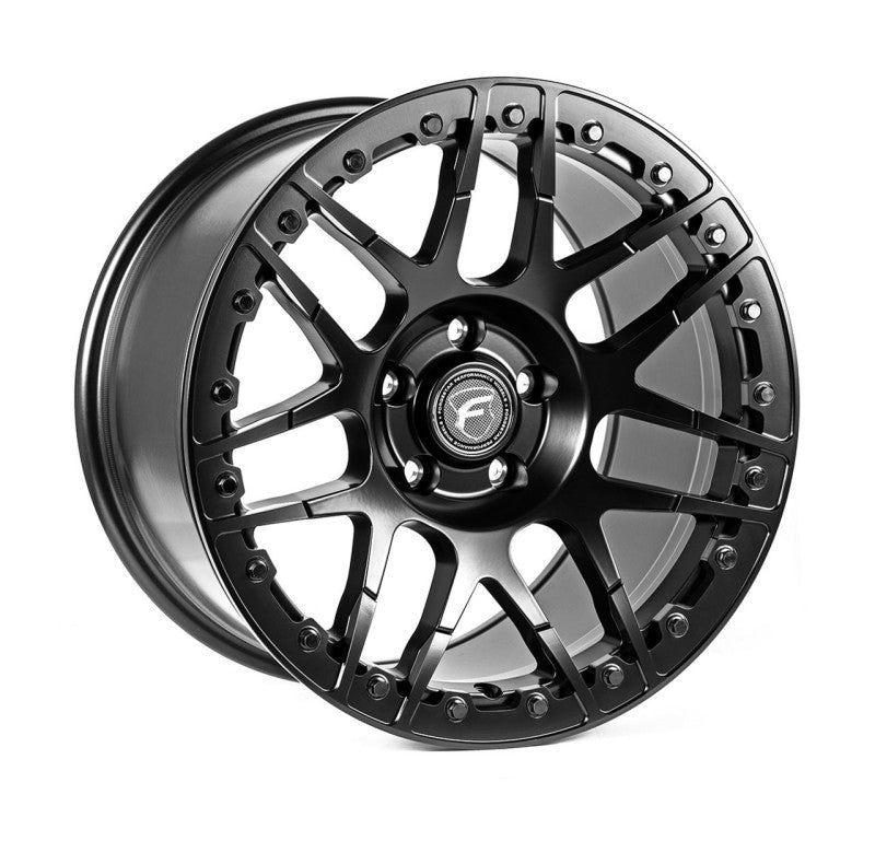 Forgestar F14 Beadlock 17x10 / 5x115 BP / ET30 / 6.7in BS Satin Black Wheel Forgestar F14 Beadlock 17x10 / 5x115 BP / ET30 / 6.7in BS Satin Black Wheel