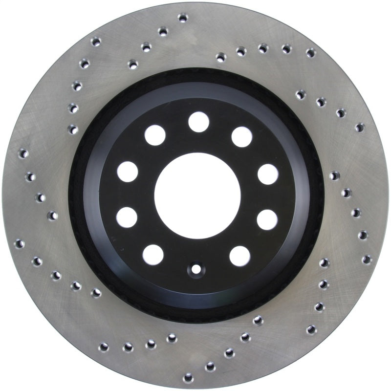 StopTech 09-13 VW CC 3.6L VR6 / 08-09 & 12 Golf R/Golf R32 Drilled Right Rear Rotor StopTech 09-13 VW CC 3.6L VR6 / 08-09 & 12 Golf R/Golf R32 Drilled Right Rear Rotor