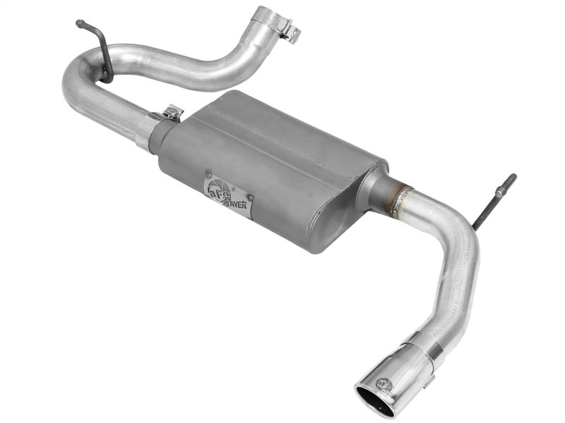 aFe Scorpion 2-1/2in Alum Steel Axle-Back Exhaust w/Polished Tip 07-18 Jeep Wrangler JK V6-3.6/3.8L aFe Scorpion 2-1/2in Alum Steel Axle-Back Exhaust w/Polished Tip 07-18 Jeep Wrangler JK V6-3.6/3.8L