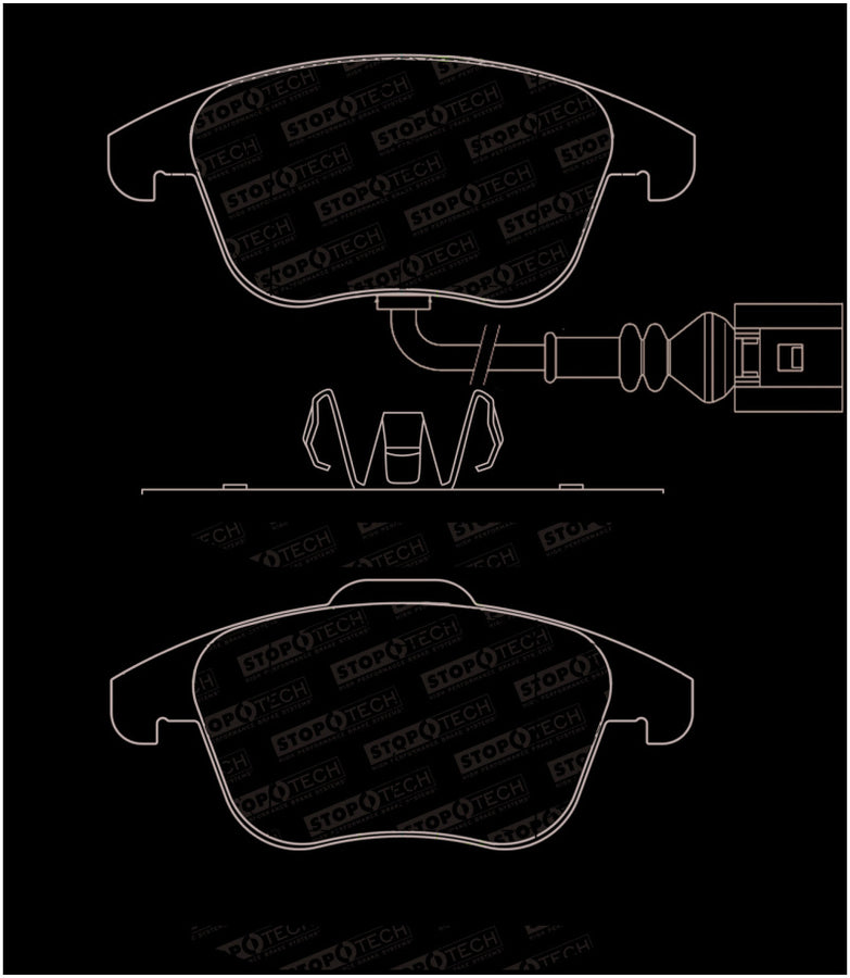 StopTech 2015+ Volkswagen Passat Street Performance Front Brake Pads StopTech 2015+ Volkswagen Passat Street Performance Front Brake Pads