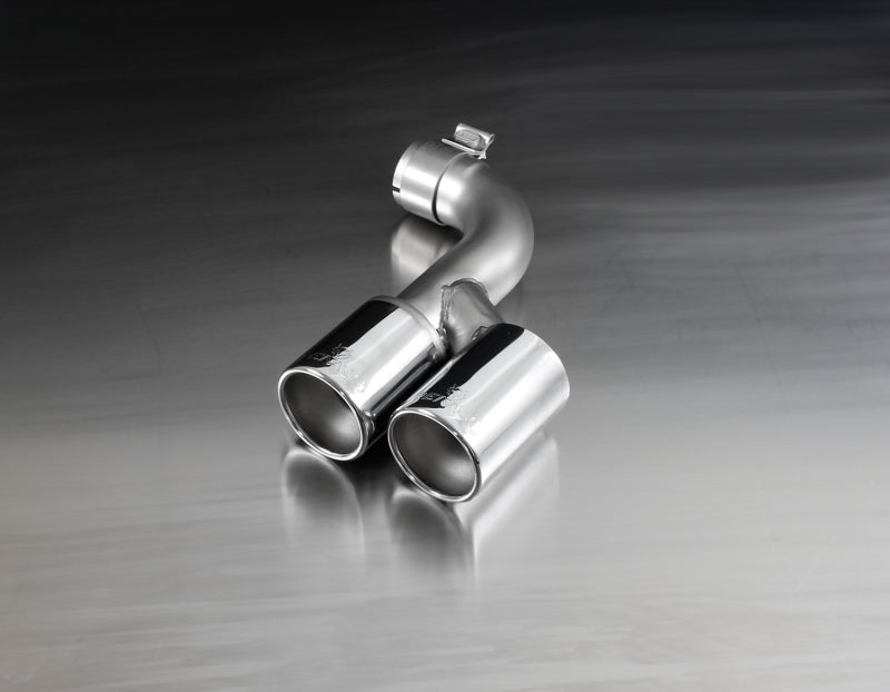 Remus 2012 BMW 3 Series F30/F31 2.0L 76mm Rolled Edge Chromed Tail Pipe Set Remus 2012 BMW 3 Series F30/F31 2.0L 76mm Rolled Edge Chromed Tail Pipe Set