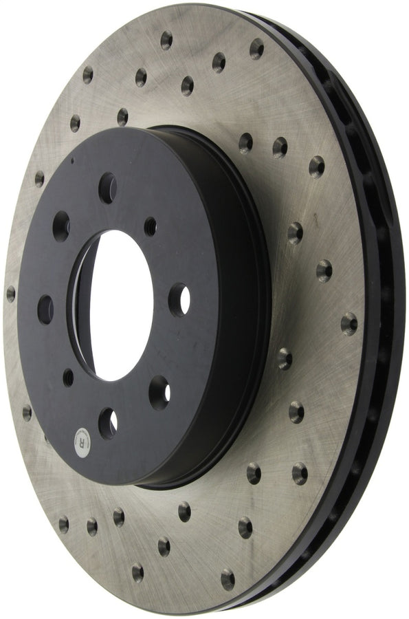 StopTech 90-01 Integra (EXC Type R) / 90-05 Honda Civic Cross Drilled Right Front Rotor StopTech 90-01 Integra (EXC Type R) / 90-05 Honda Civic Cross Drilled Right Front Rotor