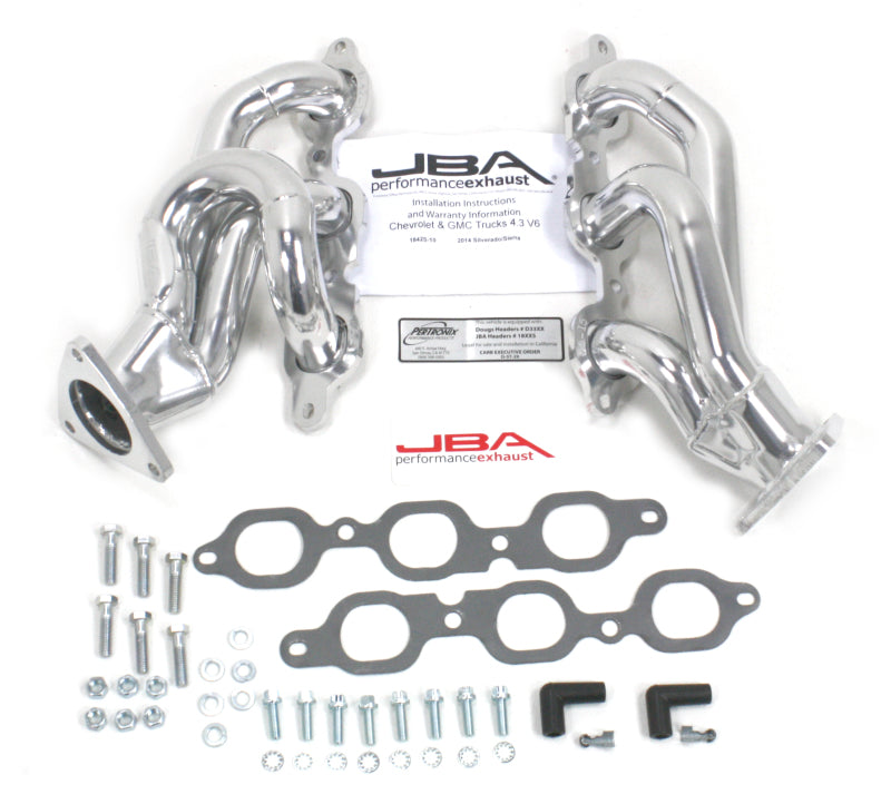 JBA 14-20 GM Truck 4.3L V6 1-5/8in Primary Silver Ctd Cat4Ward Header JBA 14-20 GM Truck 4.3L V6 1-5/8in Primary Silver Ctd Cat4Ward Header