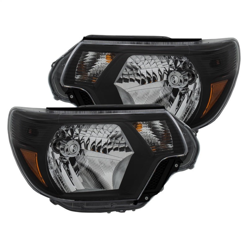 ANZO 2012-2015 Toyota Tacoma Crystal Headlights Black ANZO 2012-2015 Toyota Tacoma Crystal Headlights Black