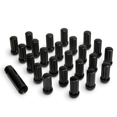 ICON Alloys Lug Nut Kit Black - 14x1.5 - 24 Lug Nuts w/ Key