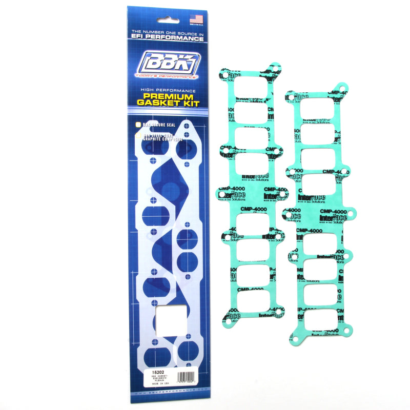 BBK 86-95 Mustang 5.0 Upper To Lower EFI Intake EFI Manifold Gasket Set Edelbrock Performer BBK 86-95 Mustang 5.0 Upper To Lower EFI Intake EFI Manifold Gasket Set Edelbrock Performer