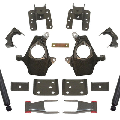 MaxTrac 07-16 GM C/K1500 2WD/4WD (Non Magneride) 2in/4in Lowering Spindle Kit