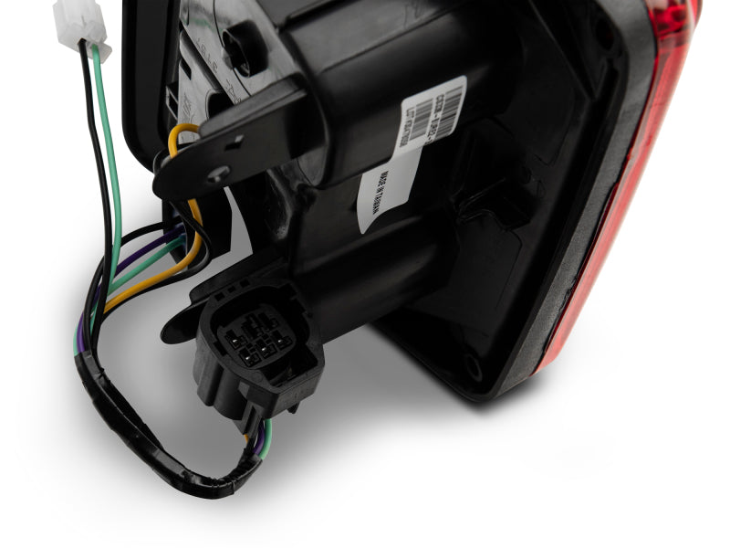 Raxiom 07-18 Jeep Wrangler JK JL Style LED Tail Lights- Black Housing - Red Lens Raxiom 07-18 Jeep Wrangler JK JL Style LED Tail Lights- Black Housing - Red Lens