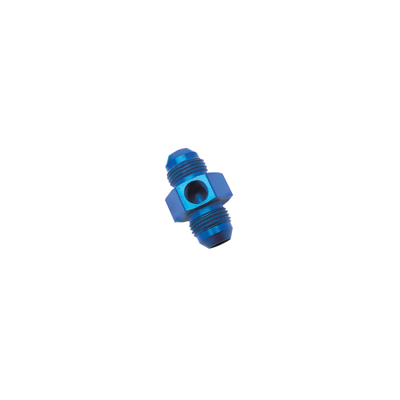 Russell Performance -8 AN Fuel Union Pressure Adapter (Blue) Russell Performance -8 AN Fuel Union Pressure Adapter (Blue)