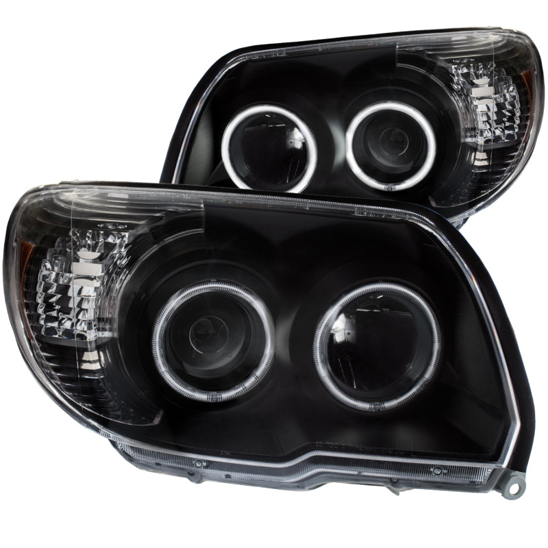 ANZO 2006-2009 Toyota 4Runner Projector Headlights w/ Halo Black ANZO 2006-2009 Toyota 4Runner Projector Headlights w/ Halo Black