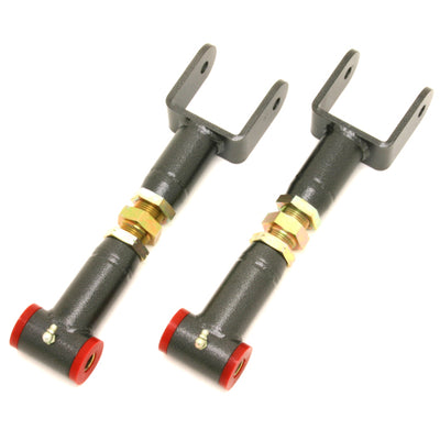 BMR 91-96 B-Body Upper Control Arms On-Car Adj. Extended Length (Poly) - Black Hammertone