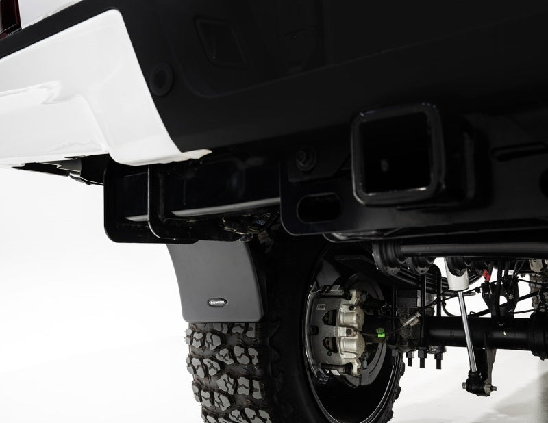 Bushwacker 14-21 Toyota Tundra Trail Armor Rear Mud Flaps (Fits Pocket Style Flare) Bushwacker 14-21 Toyota Tundra Trail Armor Rear Mud Flaps (Fits Pocket Style Flare)