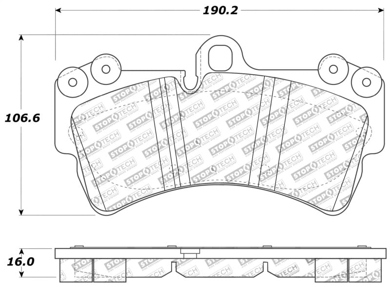 StopTech Performance Porsche Brake Pads StopTech Performance Porsche Brake Pads