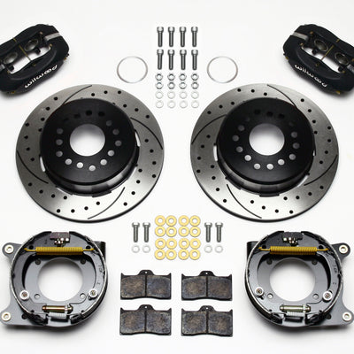 Wilwood Forged Dynalite P/S Park Brake Kit Drilled Impala 59-64 / Corvette 57-62