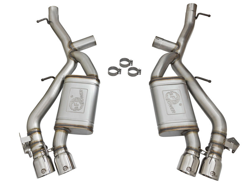 aFe MACHForce XP 3in 304 SS Axle-Back Dual Exhaust (NPP) w/ Polished Tips 16-17 Camro SS V8-6.2L aFe MACHForce XP 3in 304 SS Axle-Back Dual Exhaust (NPP) w/ Polished Tips 16-17 Camro SS V8-6.2L