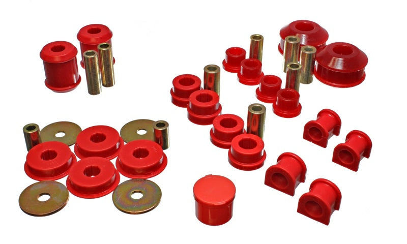 Energy Suspension 03-05 Mitsubishi Lancer EVO 8 Red Hyper-flex Master Bushing Set Energy Suspension 03-05 Mitsubishi Lancer EVO 8 Red Hyper-flex Master Bushing Set