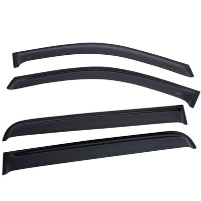 EGR 2019 Chevy 1500 Double Cab Tape-On Window Visors - Set of 4 Dark Smoke