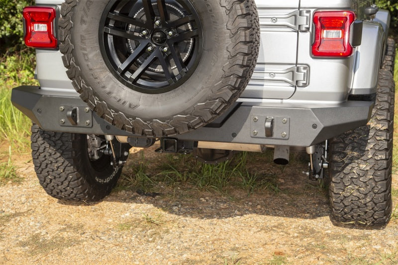 Rugged Ridge Spartan Rear Bumper Full Width 18-20 Jeep Wrangler JL Rugged Ridge Spartan Rear Bumper Full Width 18-20 Jeep Wrangler JL