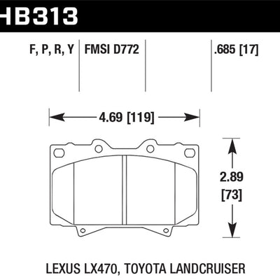 Hawk Super Duty Street Brake Pads