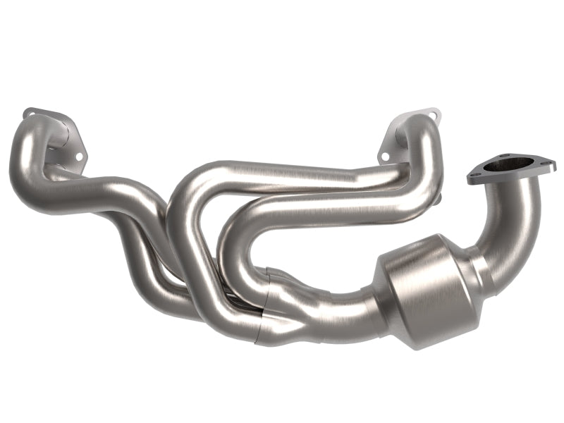 aFe Twisted Steel 304 Stainless Steel Header w/ Cat 13-19 Subaru Outback H4-2.4L aFe Twisted Steel 304 Stainless Steel Header w/ Cat 13-19 Subaru Outback H4-2.4L