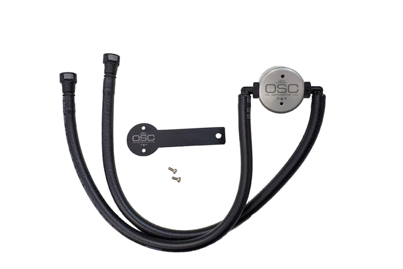 J&L 16-24 Chevrolet Camaro LT1 6.2L Drivers Side Oil Separator 3.0 - Clear Anodized J&L 16-24 Chevrolet Camaro LT1 6.2L Drivers Side Oil Separator 3.0 - Clear Anodized