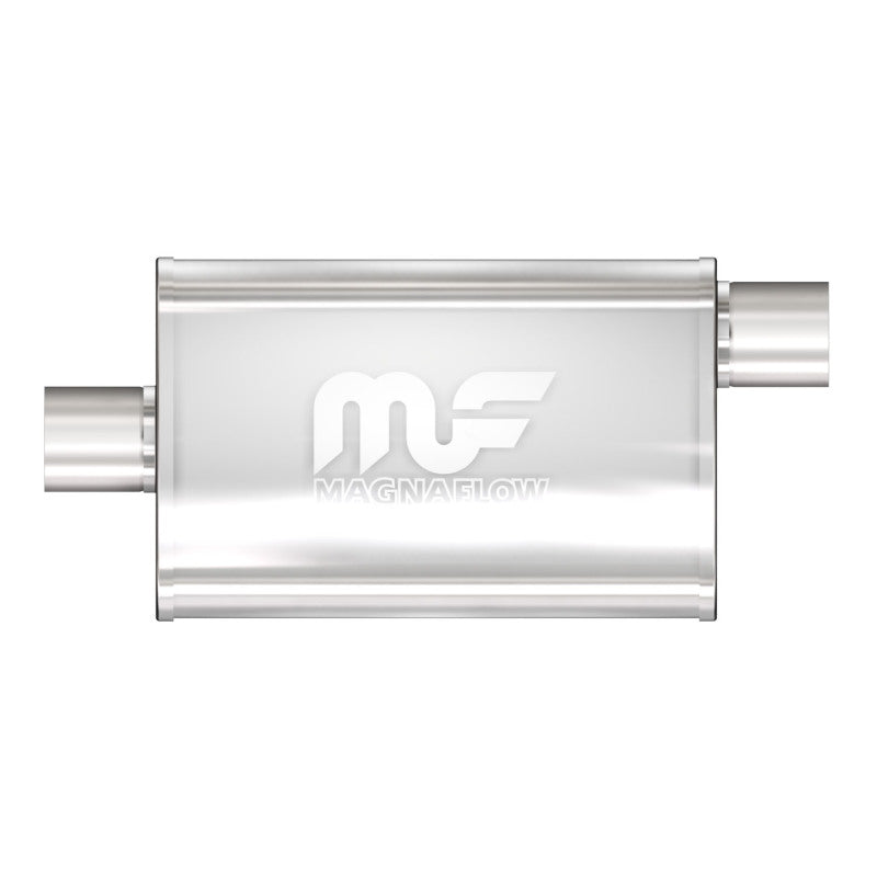 MagnaFlow Muffler Mag SS 18X4X9 2.5/2.5 O/C MagnaFlow Muffler Mag SS 18X4X9 2.5/2.5 O/C