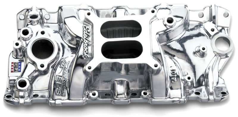 Edelbrock SBC Performer Eps Polished Manifold Edelbrock SBC Performer Eps Polished Manifold