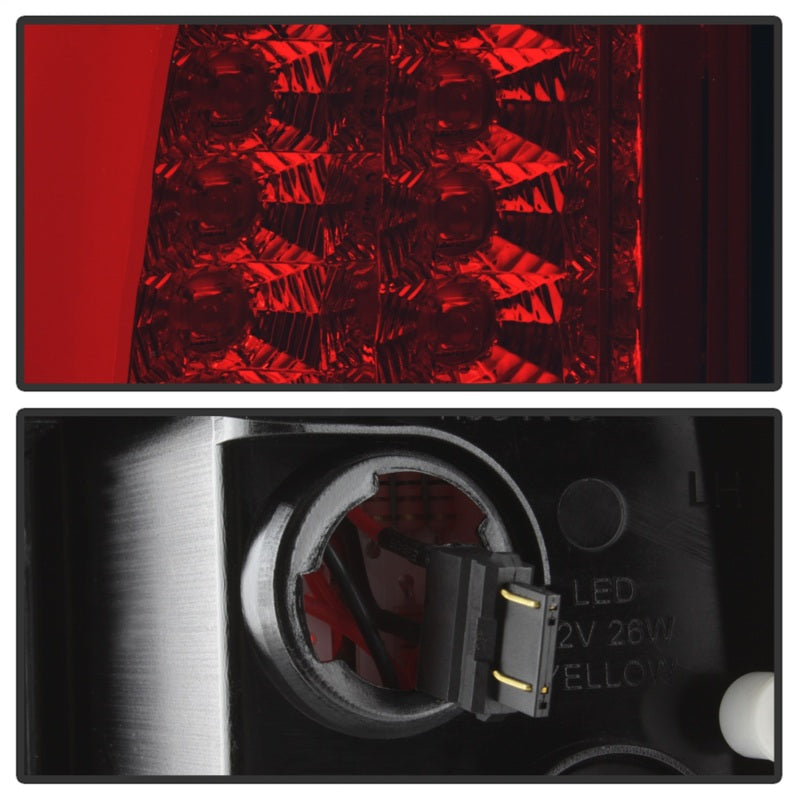 Spyder 00-06 Chevy Suburban 1500/2500 V2 Light Bar LED Tail Lights -Red Clr (ALT-YD-CD00V2-LBLED-RC) Spyder 00-06 Chevy Suburban 1500/2500 V2 Light Bar LED Tail Lights -Red Clr (ALT-YD-CD00V2-LBLED-RC)