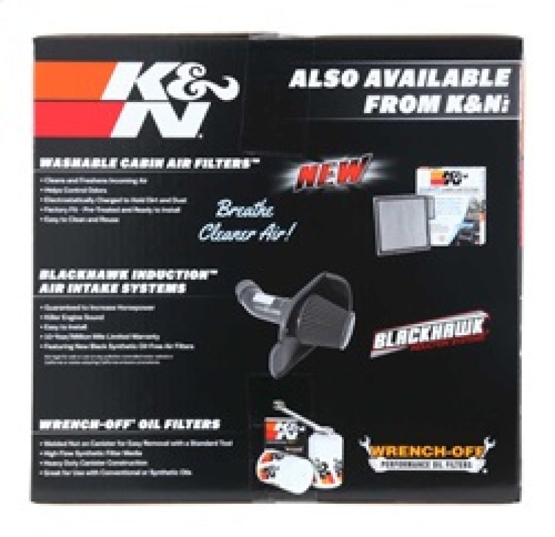 K&N 63 Series AirCharger Performance Intake Kit Chevy/GMC 14-15 Silverado/Sierra 1500 5.3L/6.2L V8 K&N 63 Series AirCharger Performance Intake Kit Chevy/GMC 14-15 Silverado/Sierra 1500 5.3L/6.2L V8