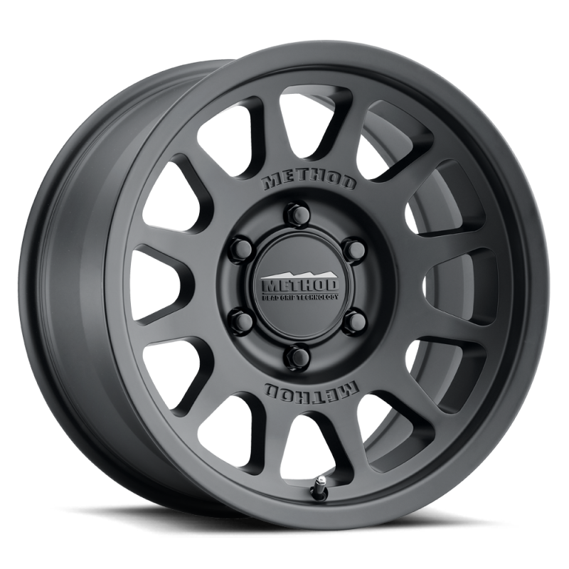 Method MR703 17x7.5 +50mm Offset 6x130 84.1mm CB Matte Black Wheel Method MR703 17x7.5 +50mm Offset 6x130 84.1mm CB Matte Black Wheel