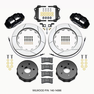 Wilwood Narrow Superlite 4R Rear Kit 14.00in 2007-up Jeep JK w/Lines