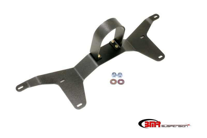 BMR 05-14 S197 Mustang Rear Tunnel Brace w/ Rear Driveshaft Safety Loop - Black Hammertone BMR 05-14 S197 Mustang Rear Tunnel Brace w/ Rear Driveshaft Safety Loop - Black Hammertone