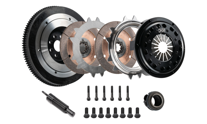 DKM Clutch 01-06 Mini Cooper/S R53 184mm Ceramic Twin Disc MR Clutch w/Flywheel (750 ft/lbs Torque) DKM Clutch 01-06 Mini Cooper/S R53 184mm Ceramic Twin Disc MR Clutch w/Flywheel (750 ft/lbs Torque)