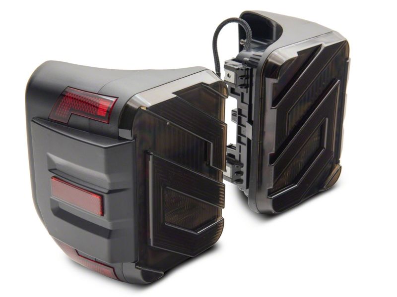Raxiom 20-23 Jeep Gladiator JT Axial Series LED Tail Lights- Blk Housing (Smoked Lens) Raxiom 20-23 Jeep Gladiator JT Axial Series LED Tail Lights- Blk Housing (Smoked Lens)