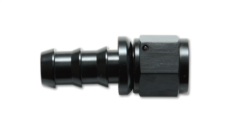 Vibrant -12AN Push-On Straight Hose End Fitting - Aluminum Vibrant -12AN Push-On Straight Hose End Fitting - Aluminum