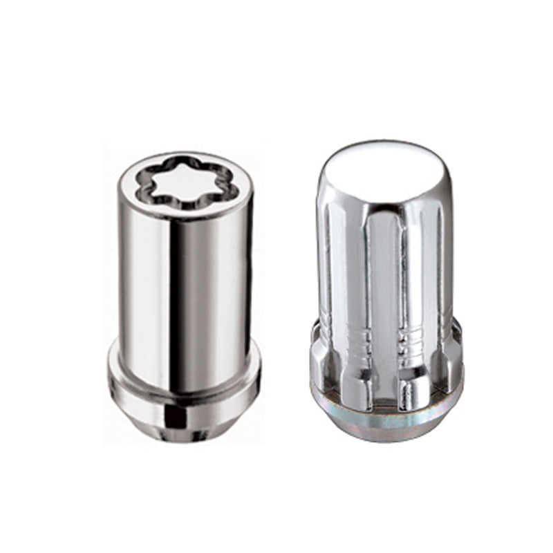 McGard SplineDrive Tuner Jeep 23pc. Kit (Cone) 1/2-20 / 13/16 Hex (18 Lug Nuts / 5 Locks) - Chrome McGard SplineDrive Tuner Jeep 23pc. Kit (Cone) 1/2-20 / 13/16 Hex (18 Lug Nuts / 5 Locks) - Chrome