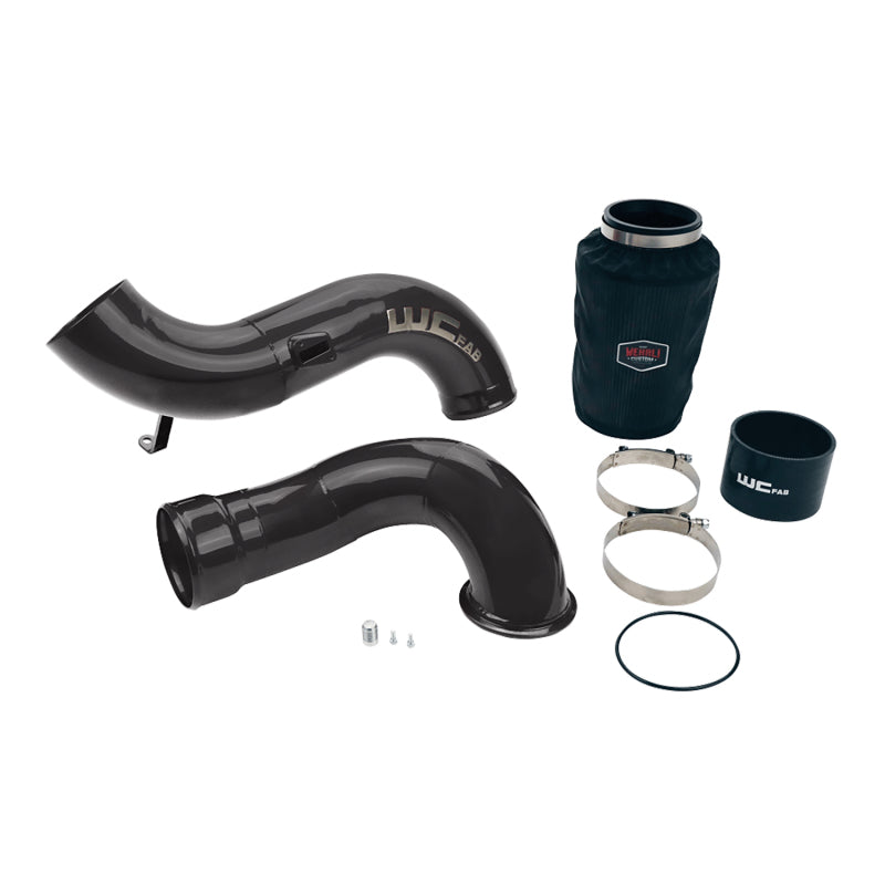 Wehrli 07.5-10 Chevrolet 6.6L LMM 4in Intake Kit Stage 2 - Gloss White Wehrli 07.5-10 Chevrolet 6.6L LMM 4in Intake Kit Stage 2 - Gloss White