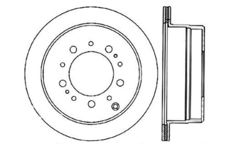 StopTech Slotted & Drilled Sport Brake Rotor StopTech Slotted & Drilled Sport Brake Rotor