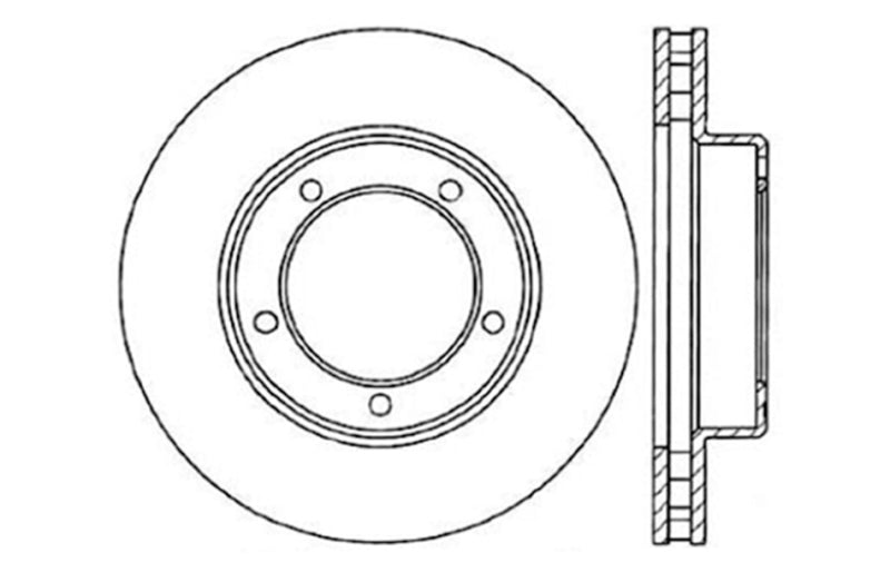 StopTech Slotted & Drilled Sport Brake Rotor StopTech Slotted & Drilled Sport Brake Rotor