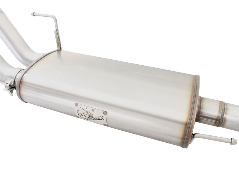 aFe MACHForce XP Exhaust 3in SS Dual Side Exit CB w/ Black Tips 15 Ford F150 Ecoboost V6-2.7L/3.5L aFe MACHForce XP Exhaust 3in SS Dual Side Exit CB w/ Black Tips 15 Ford F150 Ecoboost V6-2.7L/3.5L