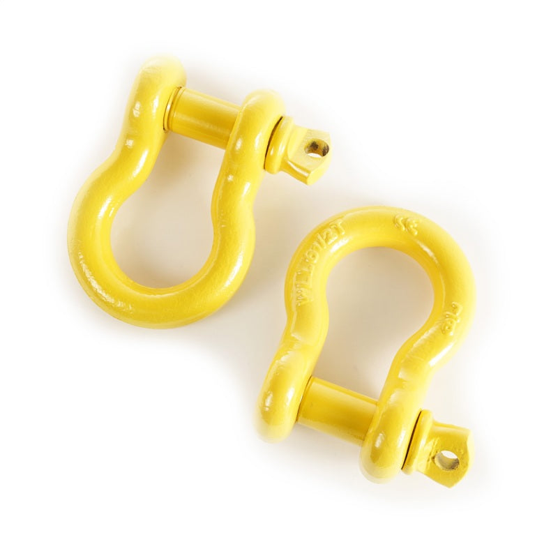 Rugged Ridge Yellow 7/8in D-Rings Rugged Ridge Yellow 7/8in D-Rings