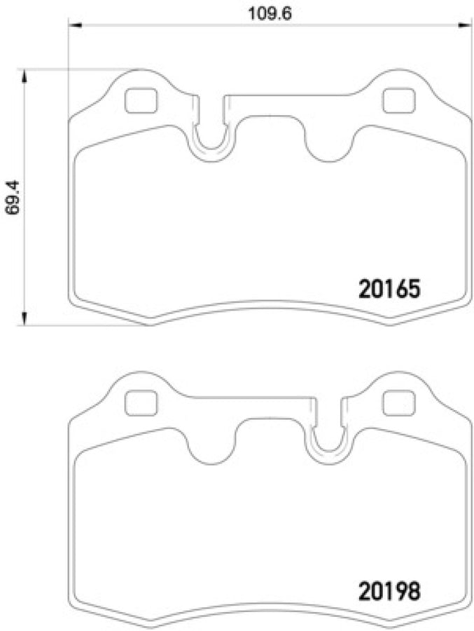 Hella 05-14 Aston Martin DB9 Rear Brake Pad Set Hella 05-14 Aston Martin DB9 Rear Brake Pad Set
