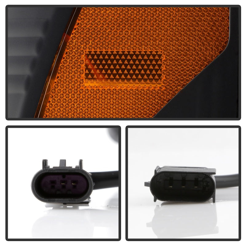 Spyder 17-18 Ford F250/F350/F450 Halogen Model Only -White Light Bar- Black- PRO-YD-FS17HALSI-BK Spyder 17-18 Ford F250/F350/F450 Halogen Model Only -White Light Bar- Black- PRO-YD-FS17HALSI-BK