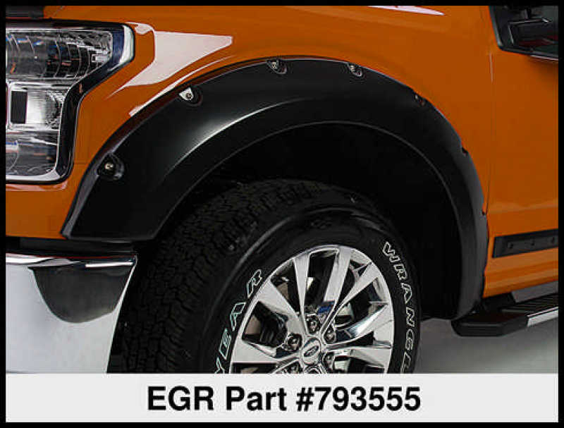 EGR 19-22 Ford Ranger Traditional Bolt-On Look Fender Flares With Black-Out Bolt Kit Set Of 4 EGR 19-22 Ford Ranger Traditional Bolt-On Look Fender Flares With Black-Out Bolt Kit Set Of 4