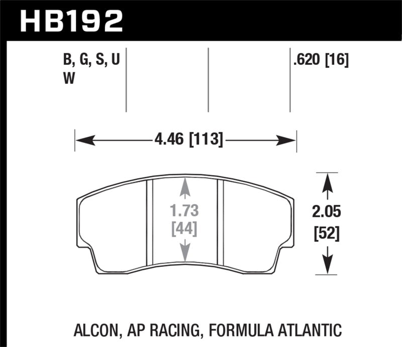 Hawk AP Racing CP4567 / CP5040-10/11/12/13S4 / CP5100 / CP5108 / CP6760 DTC-70 Race Brake Pads Hawk AP Racing CP4567 / CP5040-10/11/12/13S4 / CP5100 / CP5108 / CP6760 DTC-70 Race Brake Pads