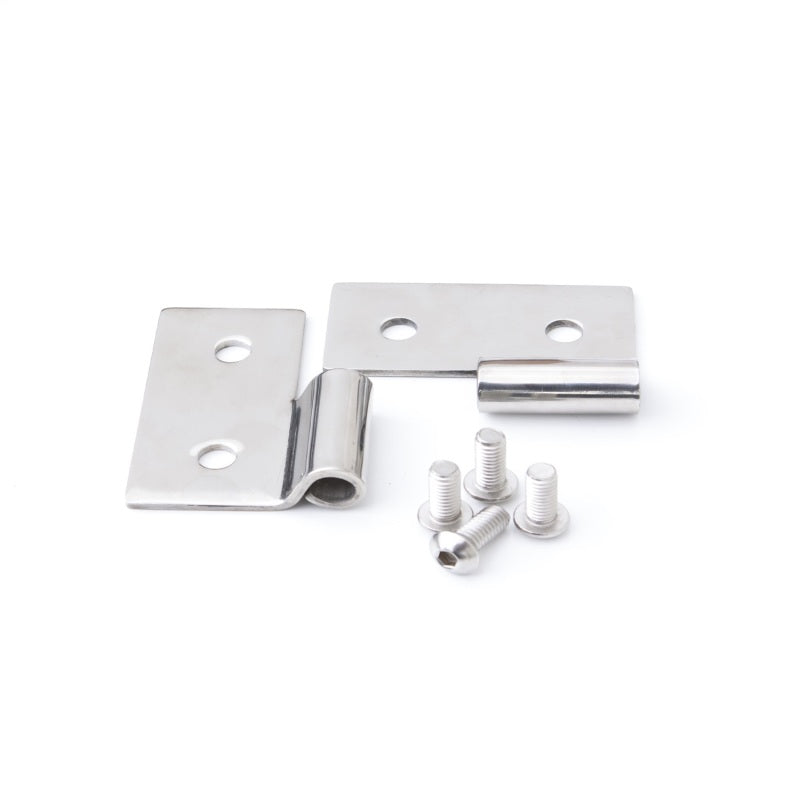 Rampage 1976-1983 Jeep CJ5 Lower Door Hinges - Stainless Rampage 1976-1983 Jeep CJ5 Lower Door Hinges - Stainless